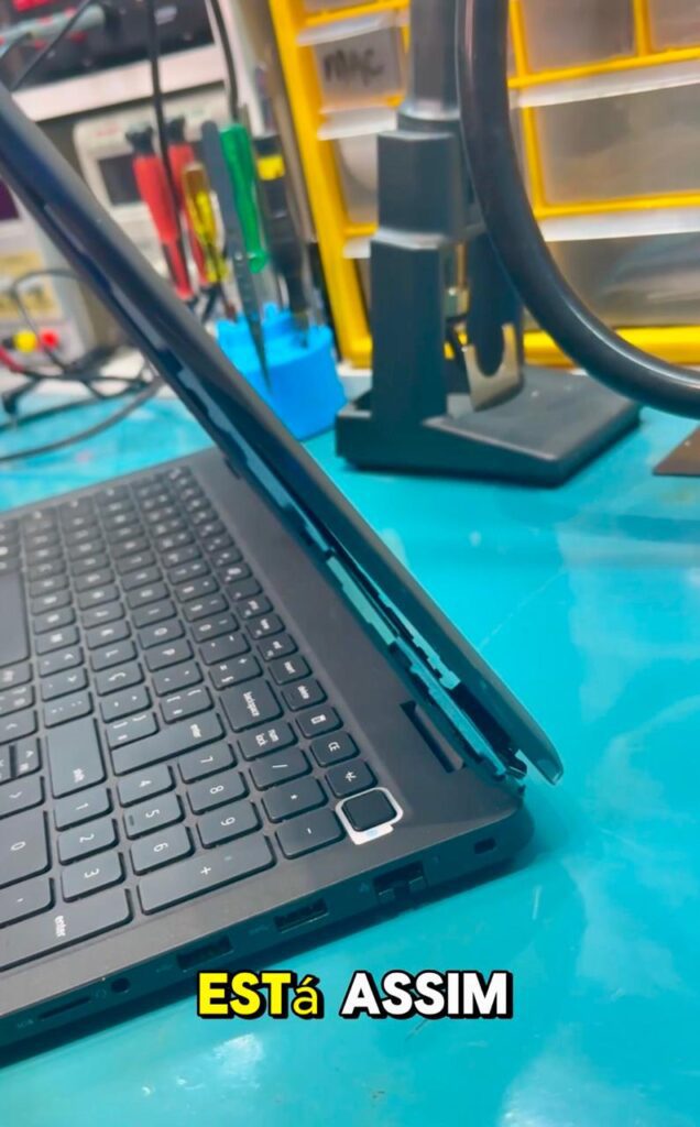 Recuperação de carcaça de notebook - A famosa Plástica do Notebook 2 carcaca2